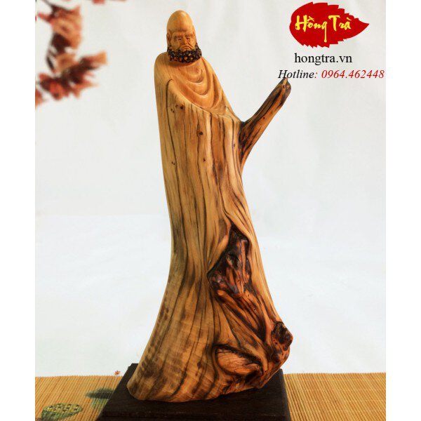 Tượng đạt ma gỗ nhai bách TGDM11